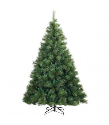 vidaXL Artificial Hinged Christmas Tree Green 240 cm PE and PVC