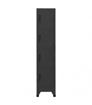 vidaXL Locker Cabinet Anthracite 38x45x180 cm Steel