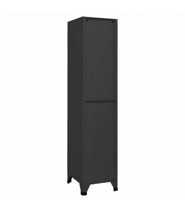 vidaXL Locker Cabinet Anthracite 38x45x180 cm Steel