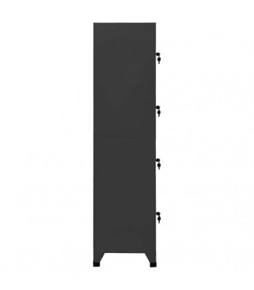 vidaXL Locker Cabinet Anthracite 38x45x180 cm Steel