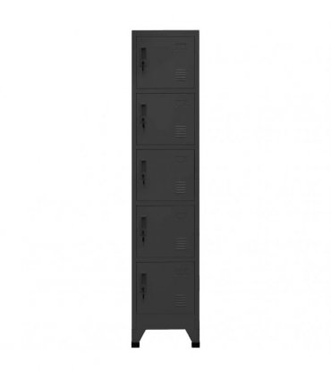 vidaXL Locker Cabinet Anthracite 38x40x180 cm Steel