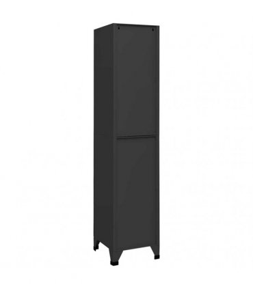 vidaXL Locker Cabinet Anthracite 38x40x180 cm Steel