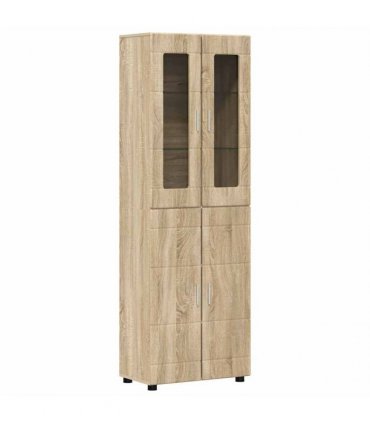 vidaXL Highboard FLORIN 60 x 35 x 182 cm Sonoma Oak Engineered Wood
