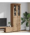 vidaXL Highboard FLORIN 60 x 35 x 182 cm Artisan Oak Engineered Wood