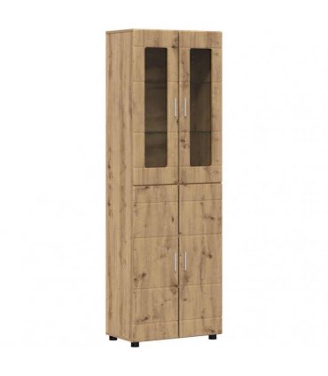 vidaXL Highboard FLORIN 60 x 35 x 182 cm Artisan Oak Engineered Wood