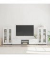 vidaXL TV Cabinet Set FLORIN 3 pcs 150 x 39 x 30 cm White