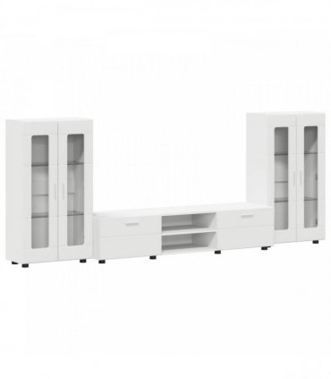 vidaXL TV Cabinet Set FLORIN 3 pcs 150 x 39 x 30 cm White