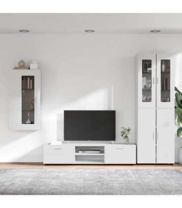 vidaXL TV Cabinet Set FLORIN 3 pcs 150 x 39 x 30 cm White