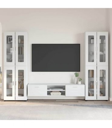 vidaXL TV Cabinet Set FLORIN 3 pcs 150 x 39 x 30 cm White