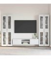 vidaXL TV Cabinet Set FLORIN 3 pcs 150 x 39 x 30 cm White