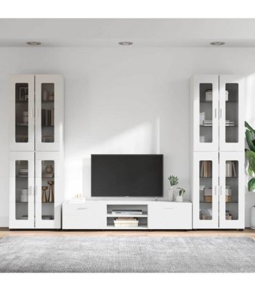 vidaXL TV Cabinet Set FLORIN 3 pcs 150 x 39 x 30 cm White
