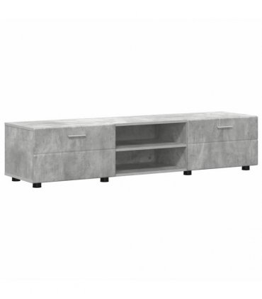 vidaXL TV Cabinet Set FLORIN 3 pcs 150 x 39 x 30 cm Concrete Grey