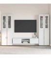 vidaXL TV Cabinet Set FLORIN 3 pcs 150 x 39 x 30 cm White