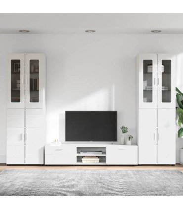 vidaXL TV Cabinet Set FLORIN 3 pcs 150 x 39 x 30 cm White