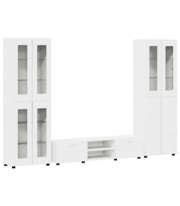 vidaXL TV Cabinet Set FLORIN 3 pcs 150 x 39 x 30 cm White