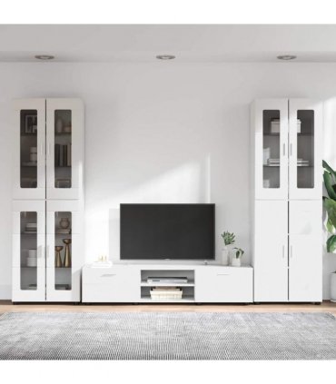 vidaXL TV Cabinet Set FLORIN 3 pcs 150 x 39 x 30 cm White