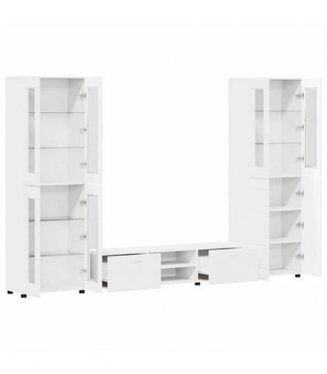 vidaXL TV Cabinet Set FLORIN 3 pcs 150 x 39 x 30 cm White