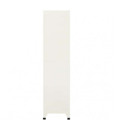 vidaXL Locker Cabinet Grey and Blue 90x45x180 cm Steel