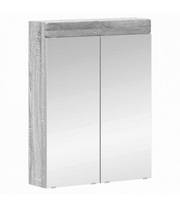 vidaXL Bathroom Furniture Set TULUM 5 pcs Grey Sonoma 60 x 34 x 63 cm