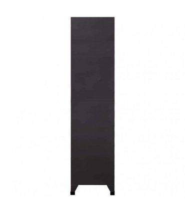 vidaXL Locker Cabinet Anthracite and White 90x45x180 cm Steel