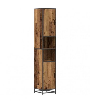 vidaXL Bathroom Furniture Set Old Wood 35 x 37.5 x 188.5 cm