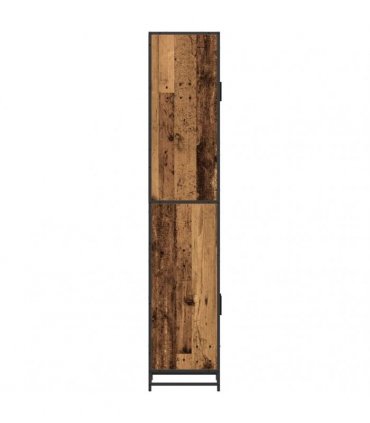 vidaXL Bathroom Furniture Set Old Wood 35 x 37.5 x 188.5 cm