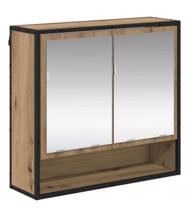 vidaXL Bathroom Furniture Set 4 pcs Artisan Oak Engineered Wood