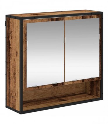 vidaXL Bathroom Furniture Set 2 pcs Old Wood Engineered Wood