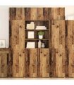 vidaXL Highboard Old Wood 80 x 42.5 x 185 cm Engineered Wood