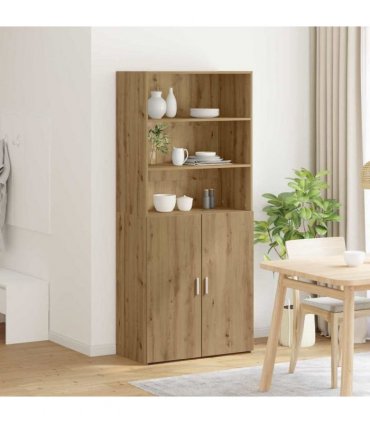 vidaXL Highboard Artisan Oak 80 x 42.5 x 185 cm Engineered Wood