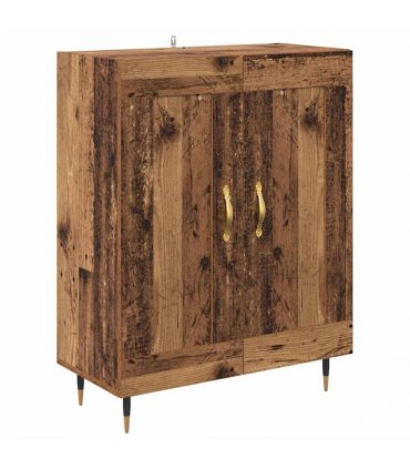 vidaXL Highboard Old Wood 69.5 x 34 x 90 cm Engineered Wood