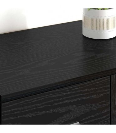 vidaXL Sideboards CORONA 2 pcs Black Oak 59 x 39 x 80 cm