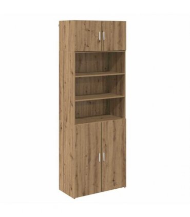 vidaXL Storage Cabinet Artisan Oak 80 x 42.5 x 225 cm Engineered Wood