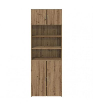 vidaXL Storage Cabinet Artisan Oak 80 x 42.5 x 225 cm Engineered Wood