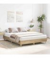 vidaXL Bed Frame Sonoma 152 x 203 cm Engineered Wood