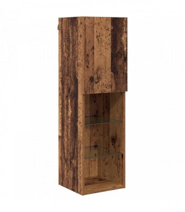 vidaXL TV Wall Unit 4 pcs Old Wood Engineered Wood