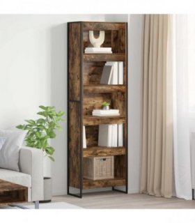 vidaXL Book Cabinet 60 x 30 x 189.5 cm Smoked Oak