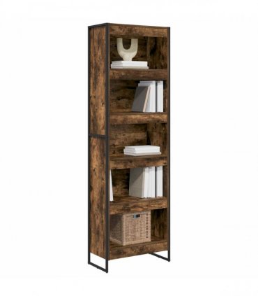 vidaXL Book Cabinet 60 x 30 x 189.5 cm Smoked Oak