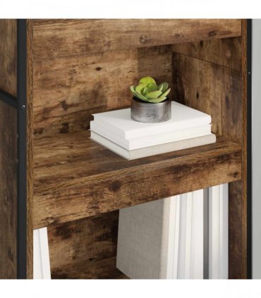 vidaXL Book Cabinet 60 x 30 x 189.5 cm Smoked Oak