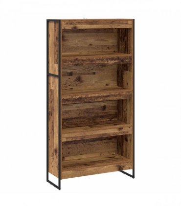 vidaXL Book Cabinet 80 x 30 x 155 cm Engineered Wood Old Wood