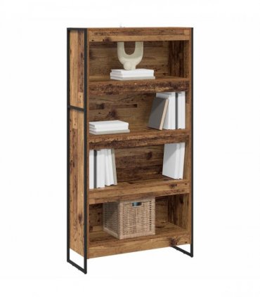 vidaXL Book Cabinet 80 x 30 x 155 cm Engineered Wood Old Wood