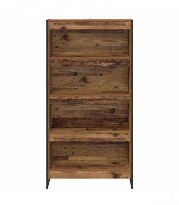 vidaXL Book Cabinet 80 x 30 x 155 cm Engineered Wood Old Wood