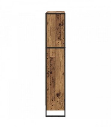 vidaXL Book Cabinet 80 x 30 x 155 cm Engineered Wood Old Wood