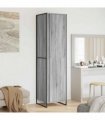 vidaXL Warderobe Grey Sonoma 50 x 50 x 200 cm