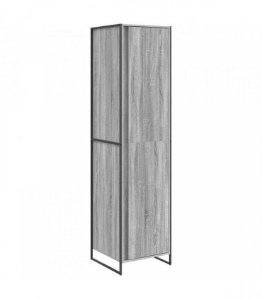 vidaXL Warderobe Grey Sonoma 50 x 50 x 200 cm