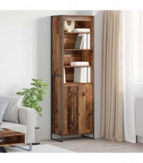 vidaXL Tall Cabinets Old Wood 60 x 36 x 200 cm Engineered Wood