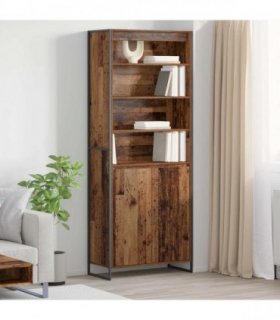 vidaXL Tall Cabinets Old Wood 79 x 36 x 200 cm Engineered Wood