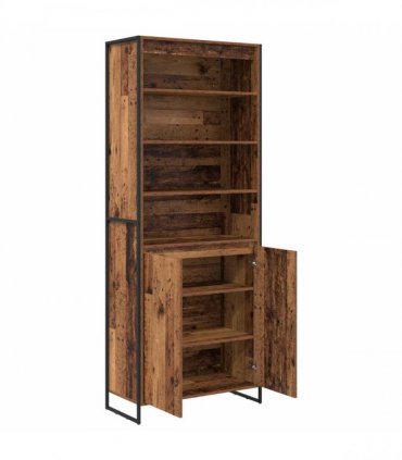 vidaXL Tall Cabinets Old Wood 79 x 36 x 200 cm Engineered Wood
