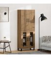 vidaXL Highboard 2 pcs Artisan Oak 69.5 x 34 x 180 cm