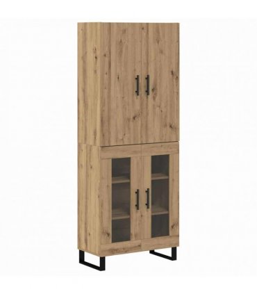 vidaXL Highboard 2 pcs Artisan Oak 69.5 x 34 x 180 cm